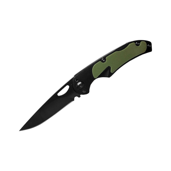 Scipio Green Lockback Pocket Knife 2.75-Inch Blade Everyday Carry Folding Knife ST062G - main